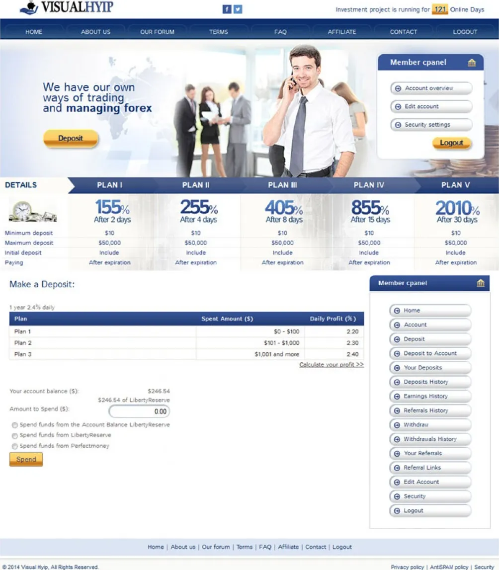 Investment Hyip Template ID - ZVPT1093 demo Page 4