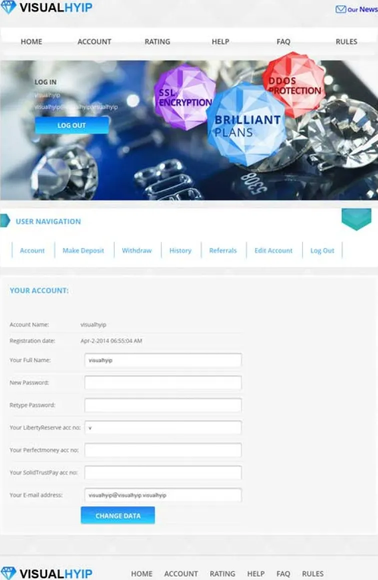 Investment Hyip Template ID - ZVPT1100 demo Page 6