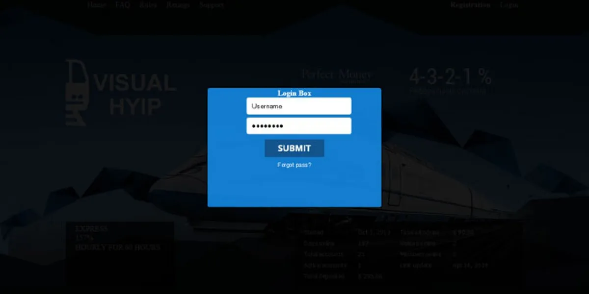 Investment Hyip Template ID - ZVPT1101 demo Page 2