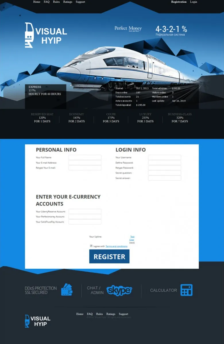 Investment Hyip Template ID - ZVPT1101 demo Page 3