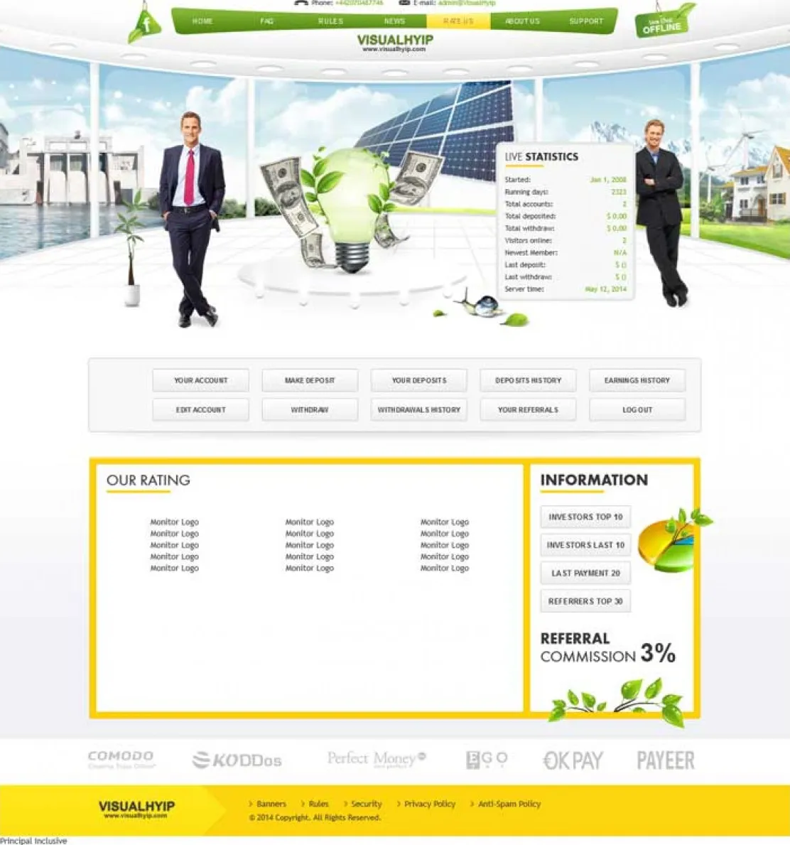 Investment Hyip Template ID - ZVPT1103 demo Page 4