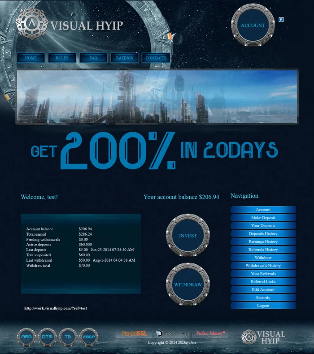 Investment Hyip Template ID - ZVPT1123 demo Page 3