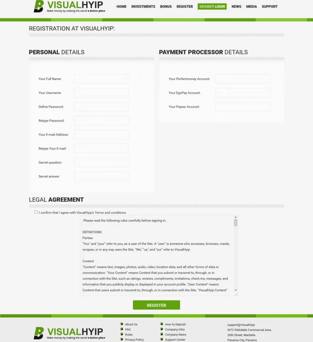 Investment Hyip Template ID - ZVPT1125 demo Page 2