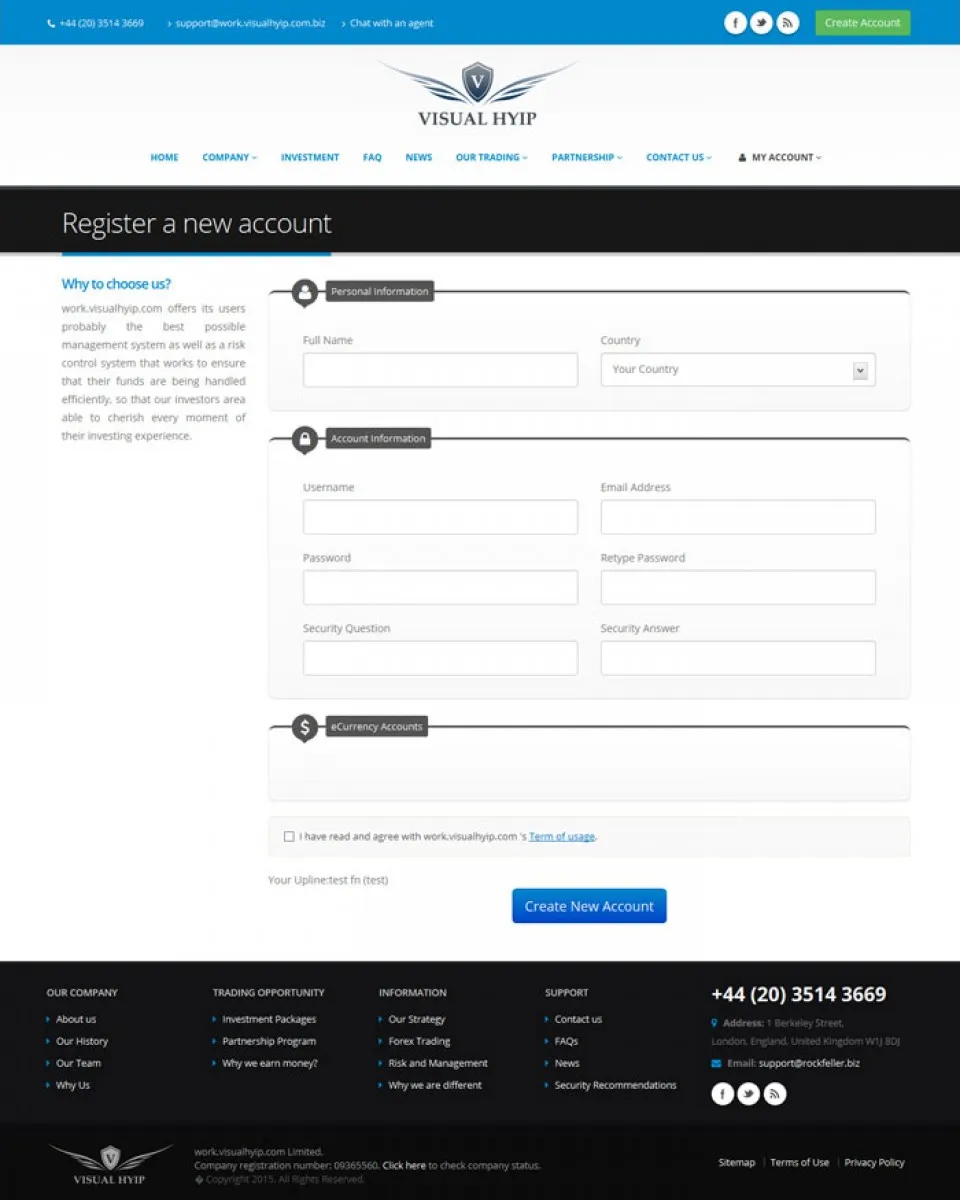 Investment Hyip Template ID - ZVPT1129 demo Page 2
