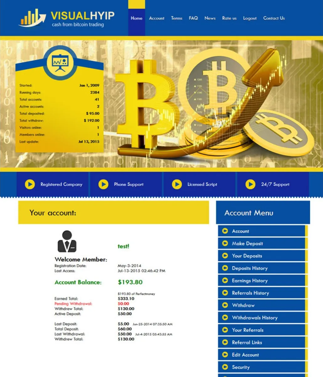 Investment Hyip Template ID - ZVPT1132 demo Page 4