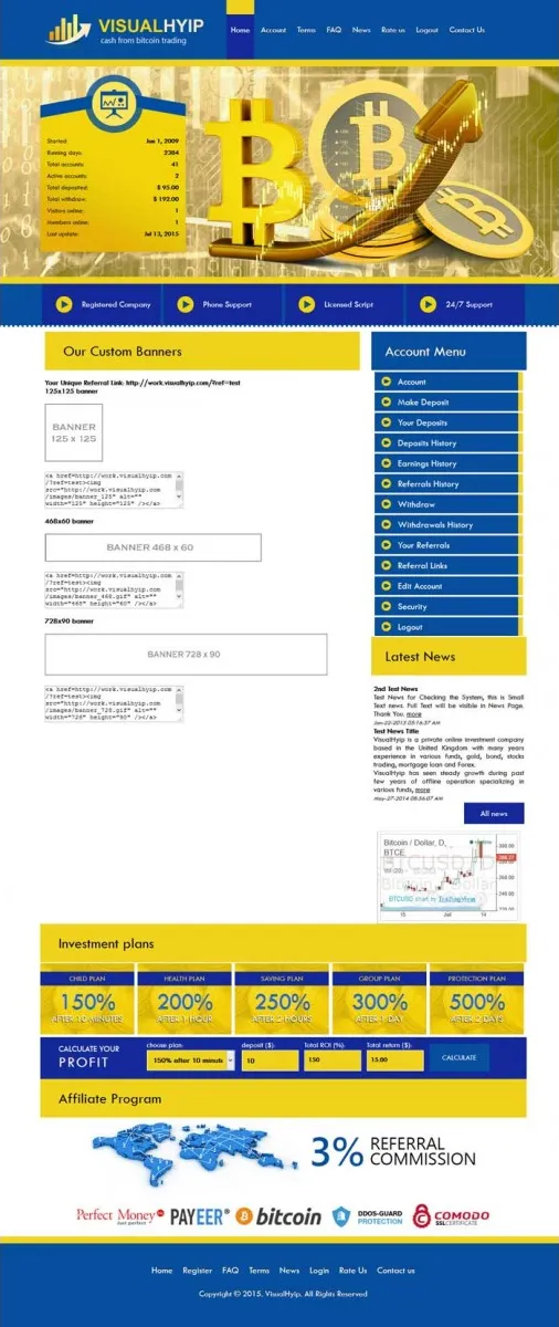 Investment Hyip Template ID - ZVPT1132 demo Page 5