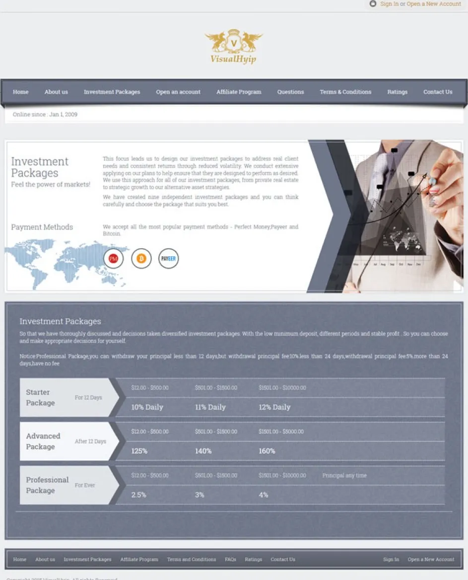 Investment Hyip Template ID - ZVPT1138 demo Page 6