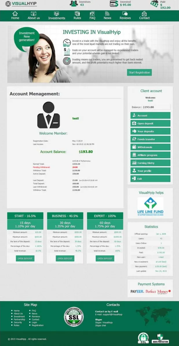 Investment Hyip Template ID - ZVPT1146 demo Page 3