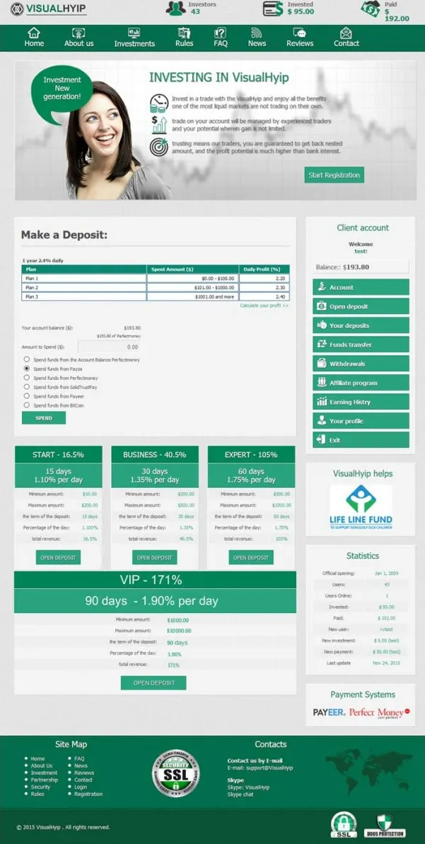 Investment Hyip Template ID - ZVPT1146 demo Page 4