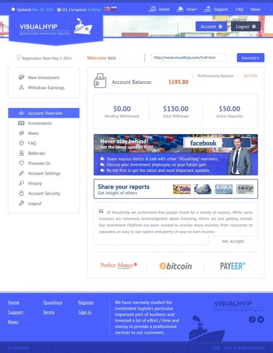 Investment Hyip Template ID - ZVPT1149 demo Page 3
