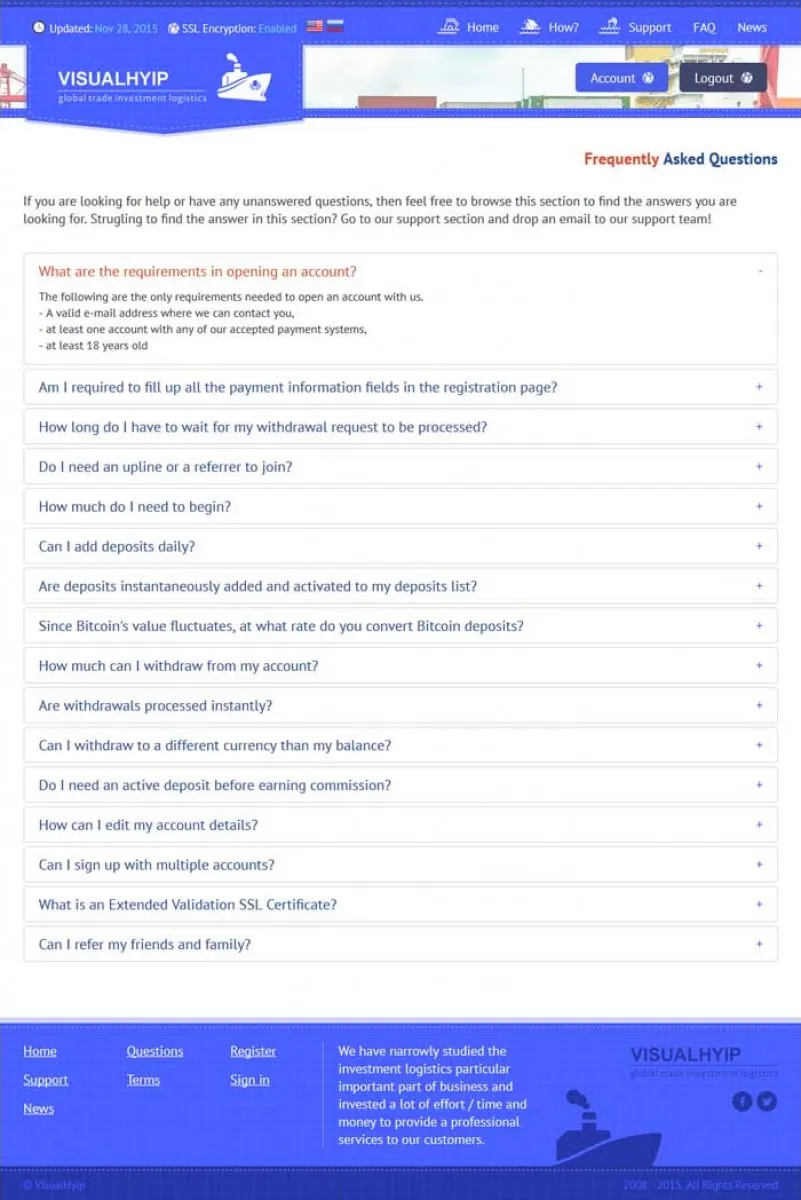 Investment Hyip Template ID - ZVPT1149 demo Page 4