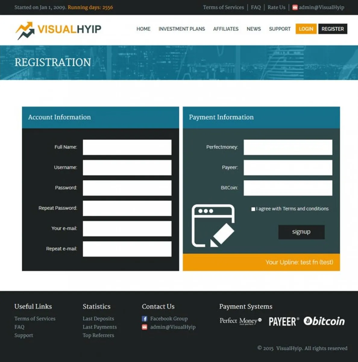 Investment Hyip Template ID - ZVPT1151 demo Page 2