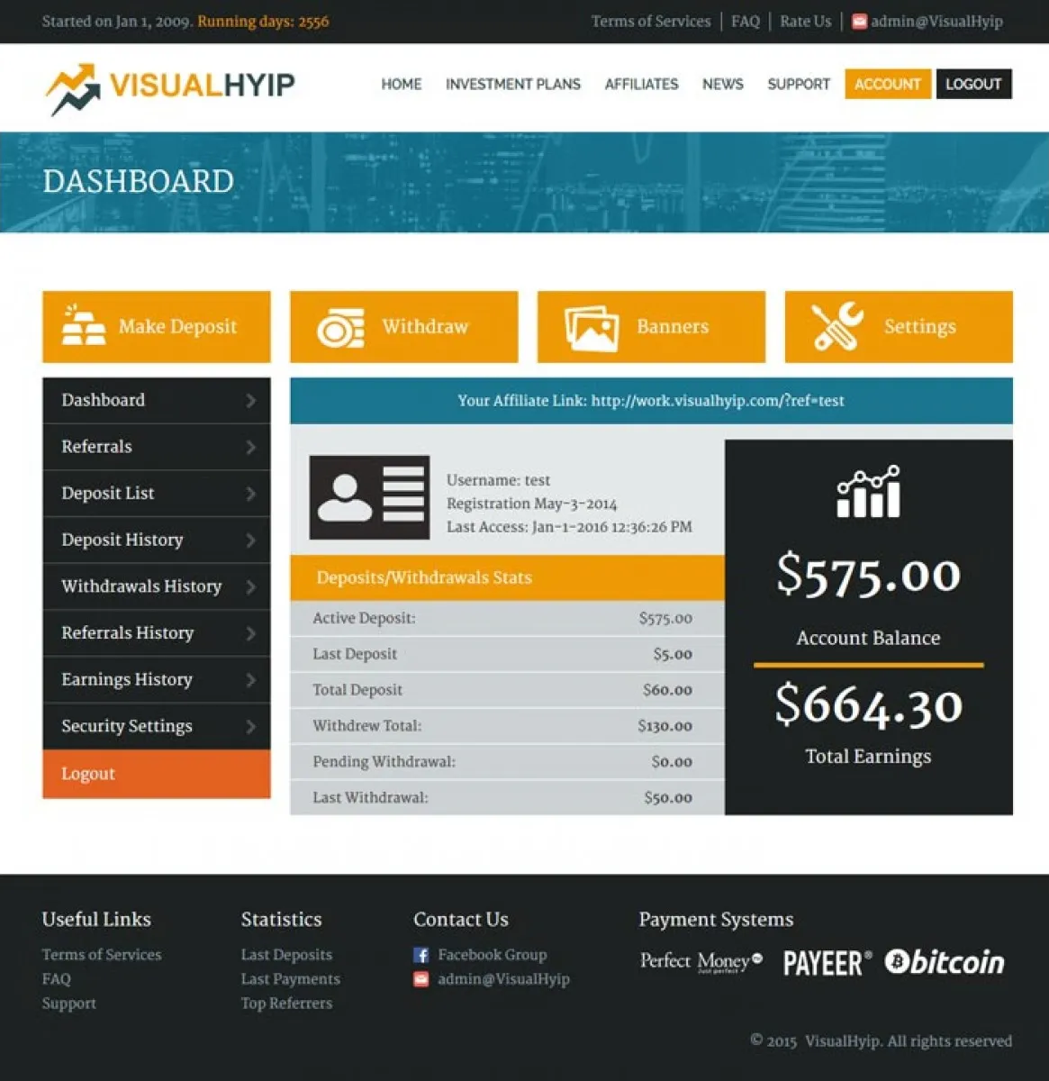 Investment Hyip Template ID - ZVPT1151 demo Page 3