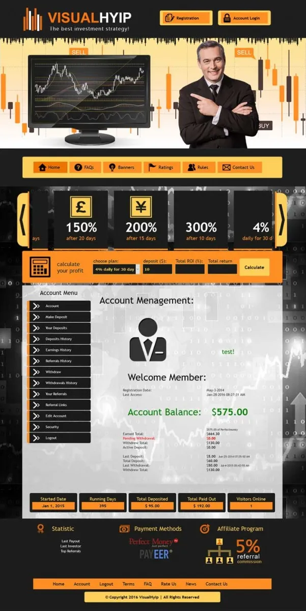Investment Hyip Template ID - ZVPT1153 demo Page 3