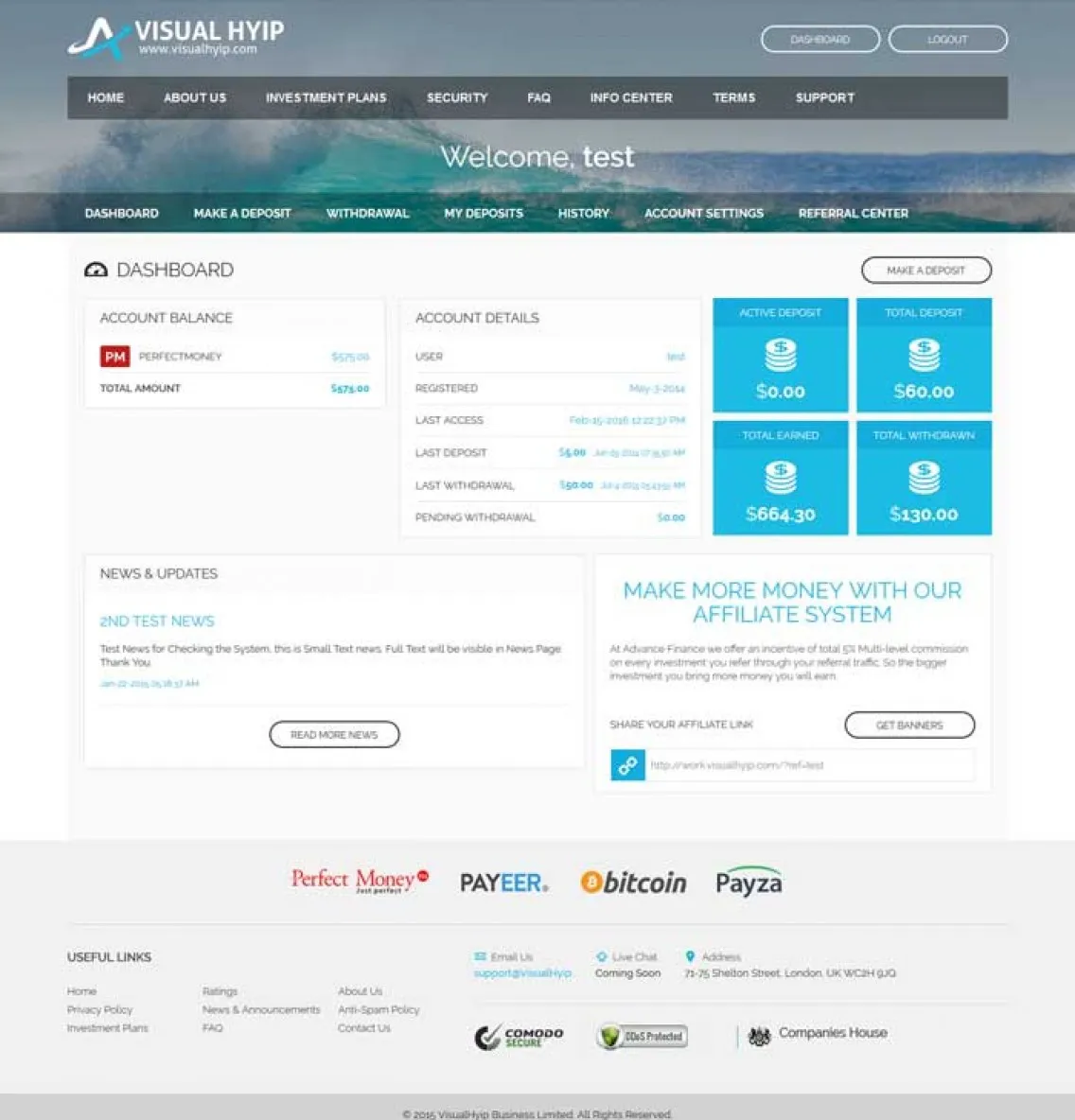 Investment Hyip Template ID - ZVPT1155 demo Page 3