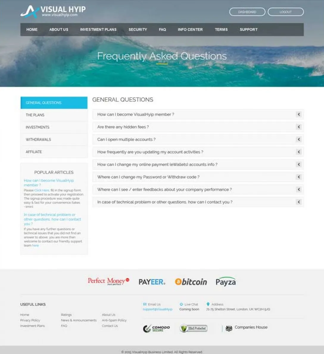 Investment Hyip Template ID - ZVPT1155 demo Page 4