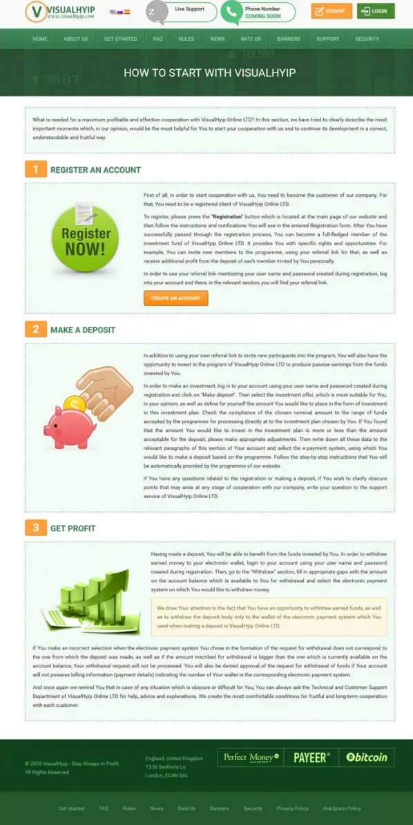 Investment Hyip Template ID - ZVPT1170 demo Page 2