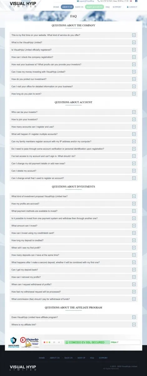 Investment Hyip Template ID - ZVPT1173 demo Page 4