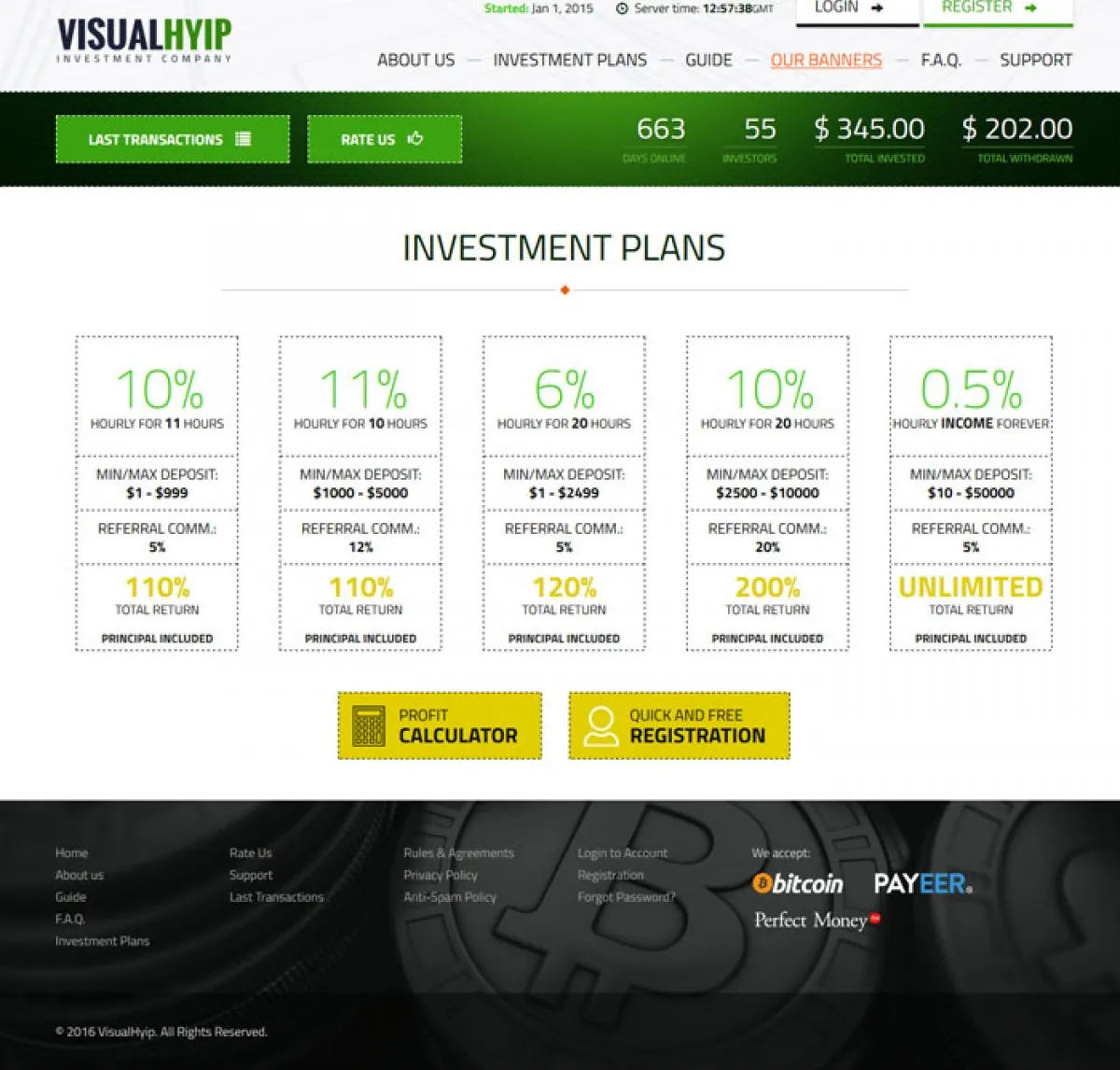 Investment Hyip Template ID - ZVPT1179 demo Page 2