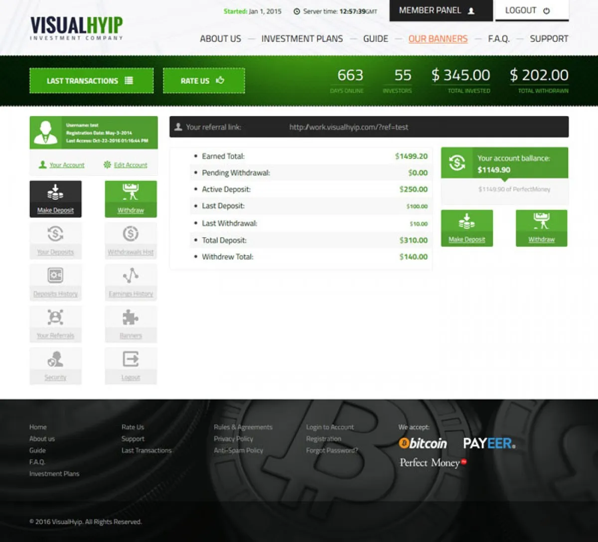 Investment Hyip Template ID - ZVPT1179 demo Page 4