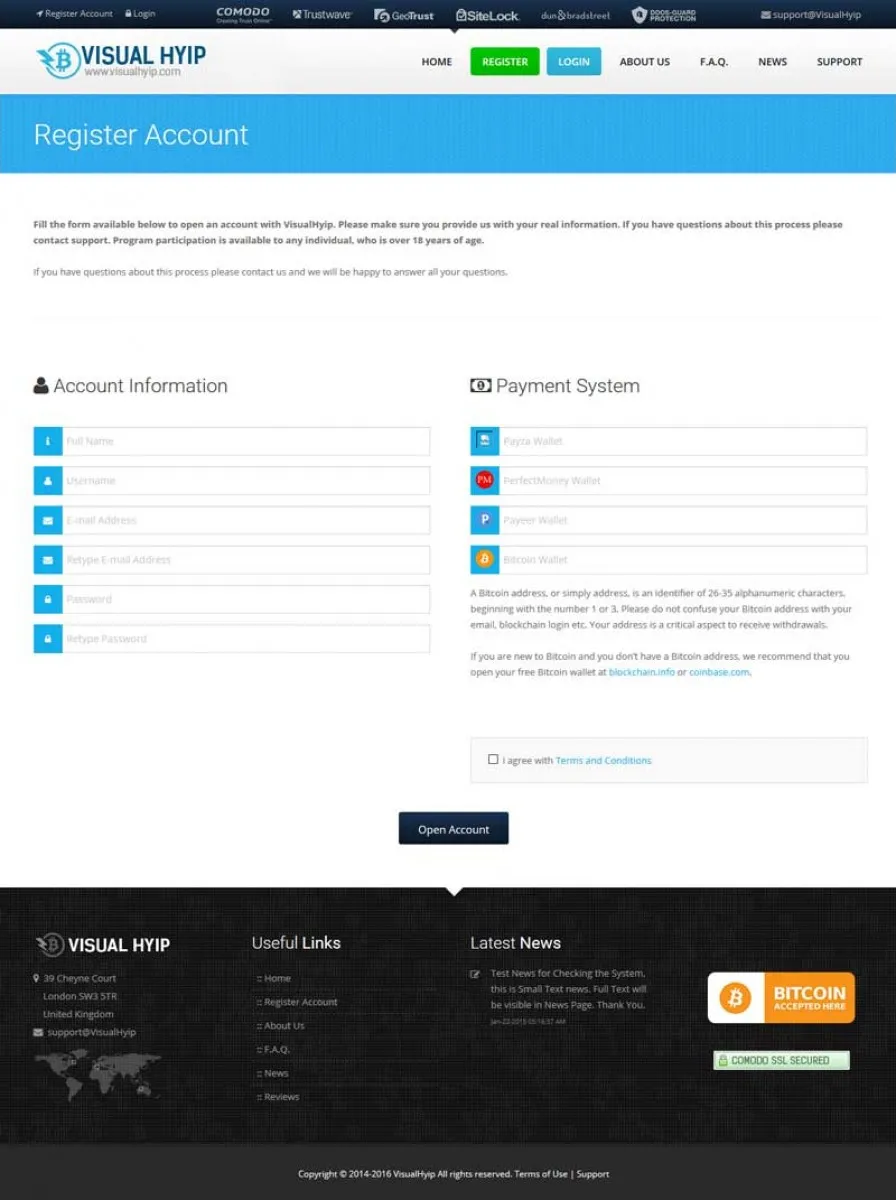 Investment Hyip Template ID - ZVPT1184 demo Page 3