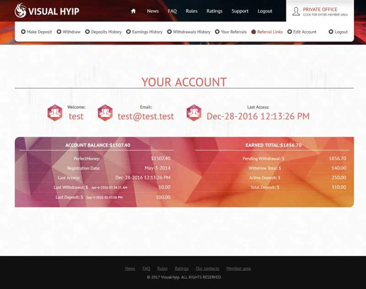 Investment Hyip Template ID - ZVPT1190 demo Page 4