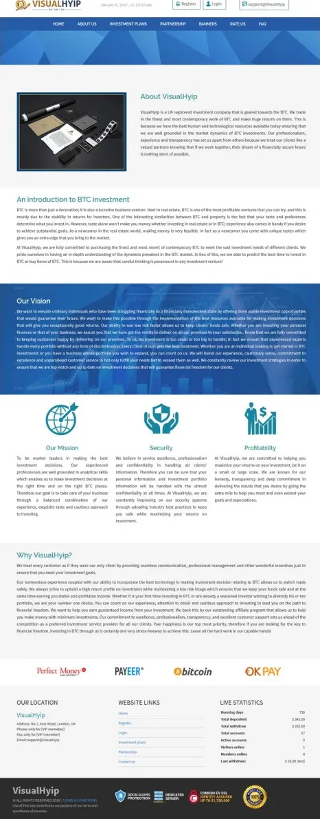 Investment Hyip Template ID - ZVPT1194 demo Page 2