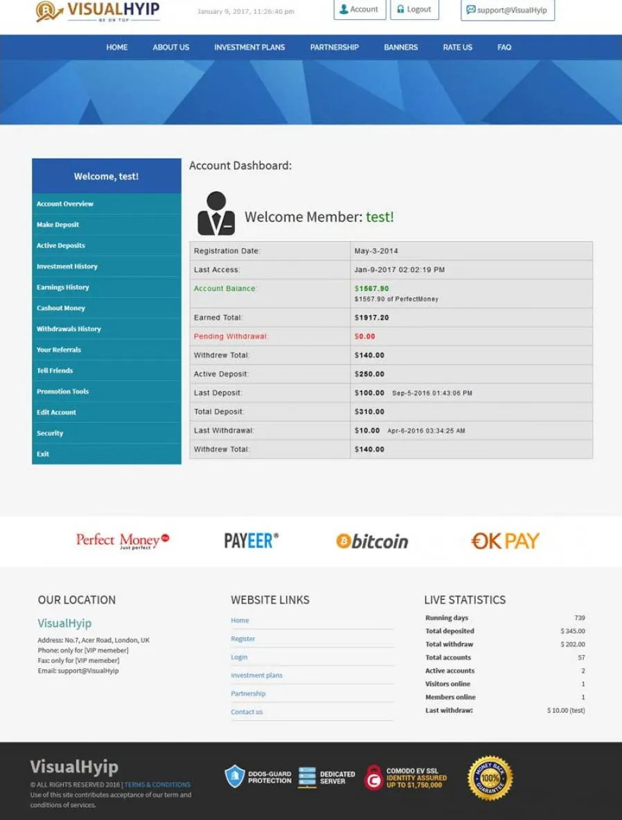 Investment Hyip Template ID - ZVPT1194 demo Page 3