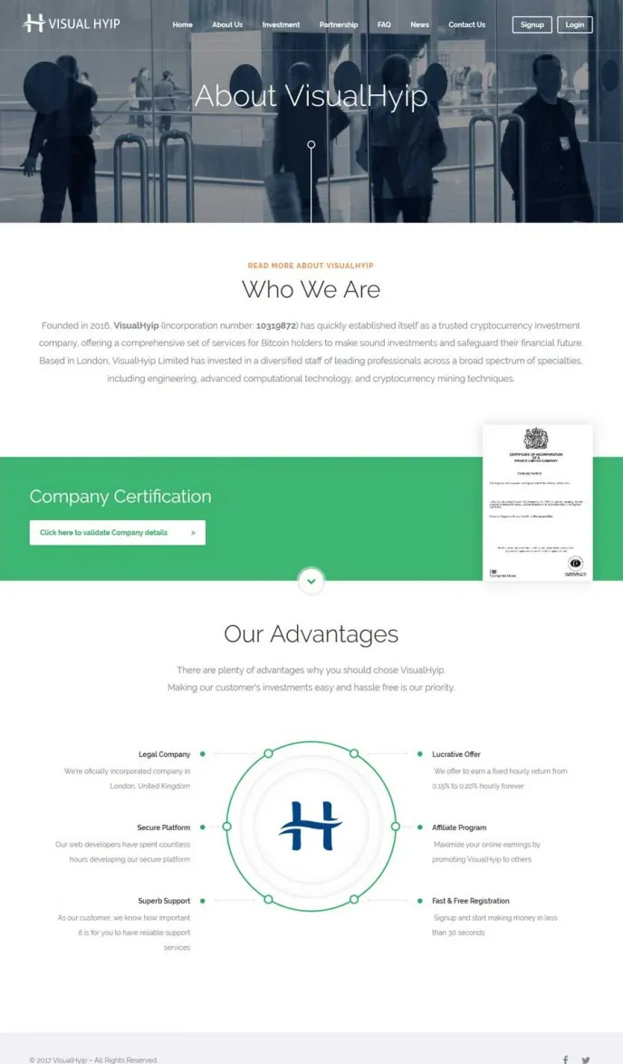 Investment Hyip Template ID - ZVPT1198 demo Page 2