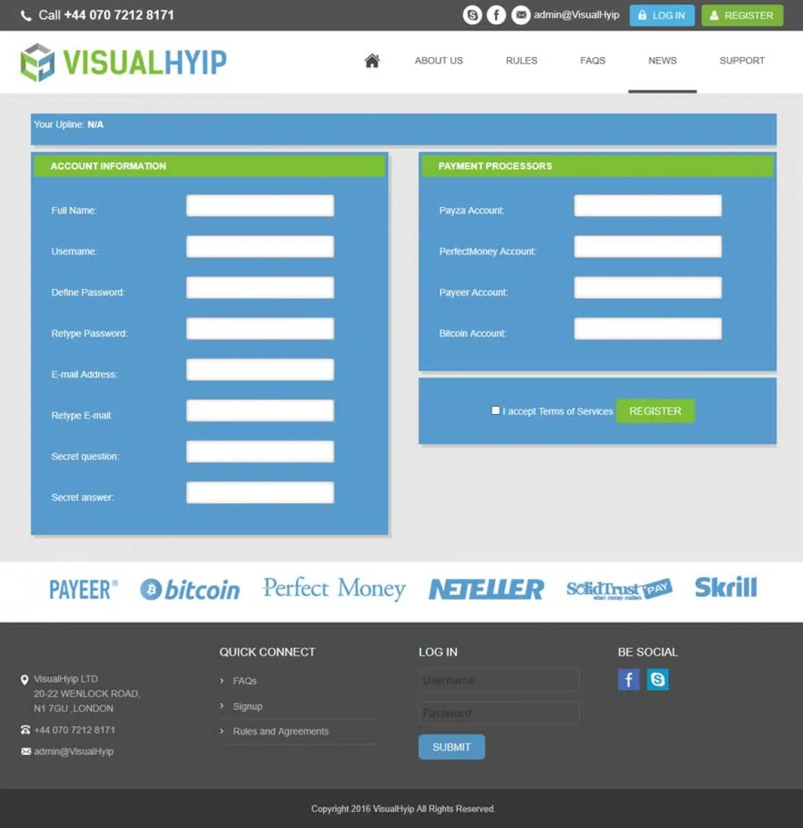 Investment Hyip Template ID - ZVPT1202 demo Page 2
