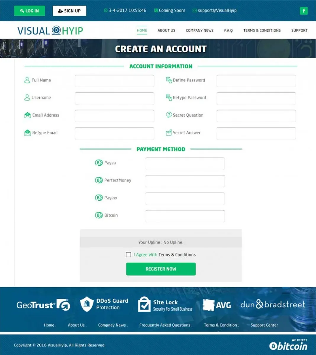 Investment Hyip Template ID - ZVPT1203 demo Page 2