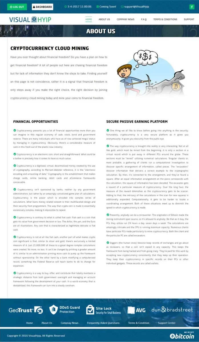 Investment Hyip Template ID - ZVPT1203 demo Page 4