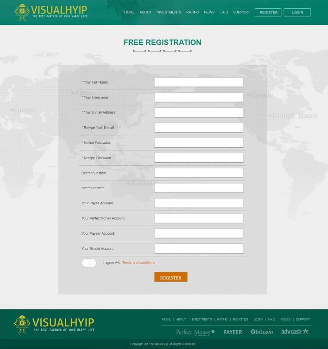 Investment Hyip Template ID - ZVPT1204 demo Page 2