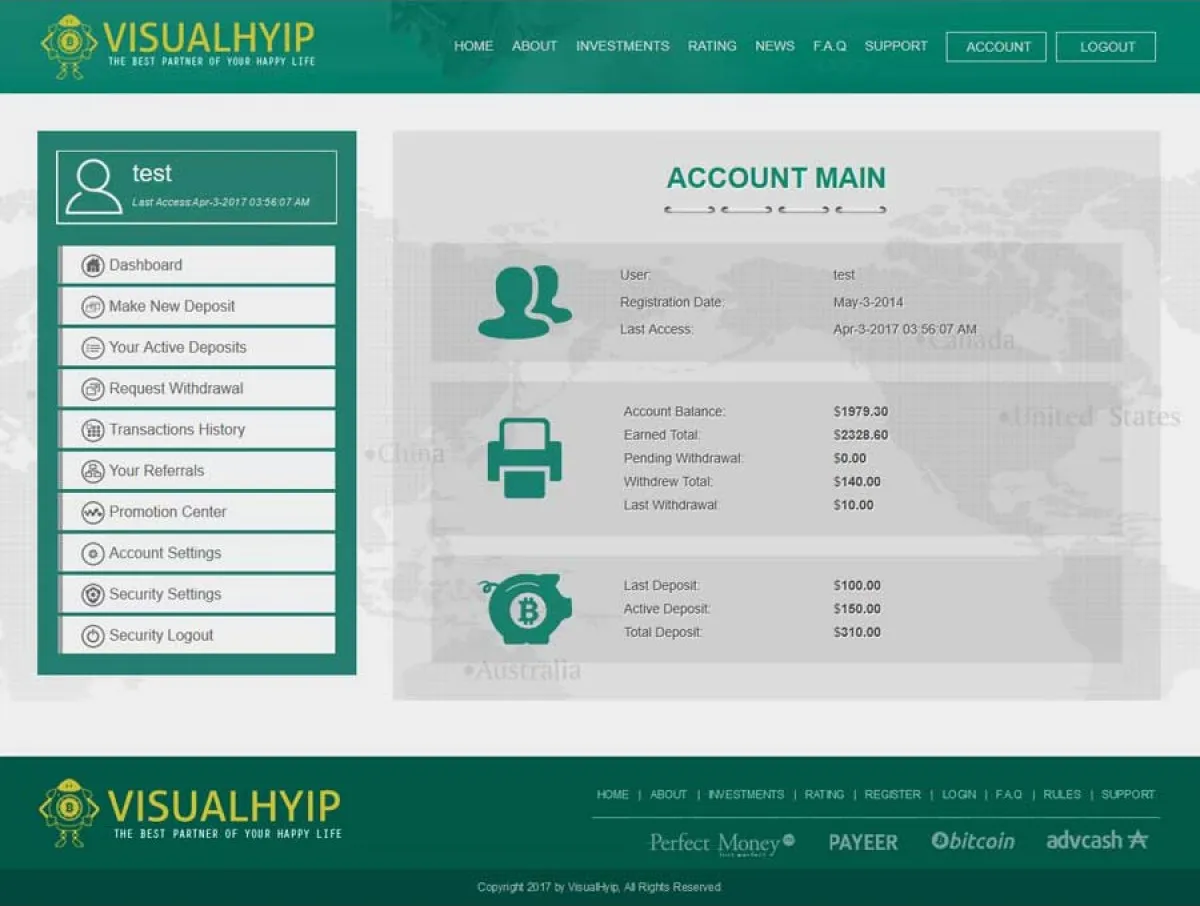 Investment Hyip Template ID - ZVPT1204 demo Page 3