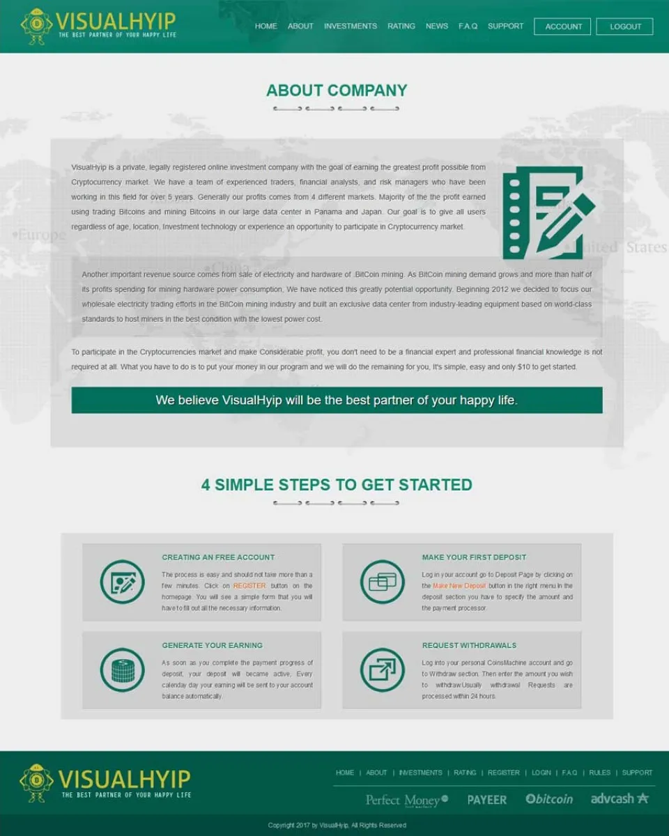 Investment Hyip Template ID - ZVPT1204 demo Page 4
