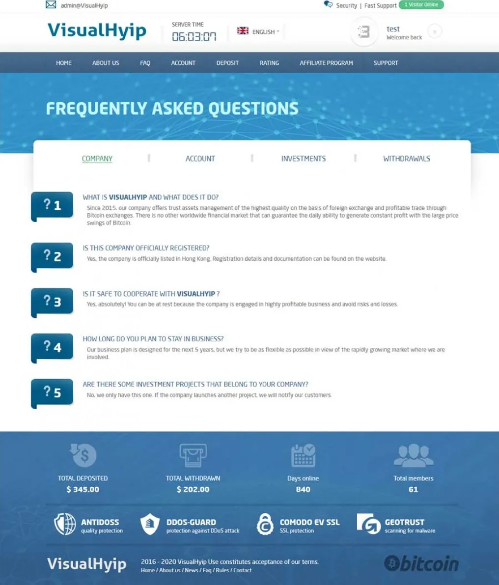 Investment Hyip Template ID - ZVPT1206 demo Page 4