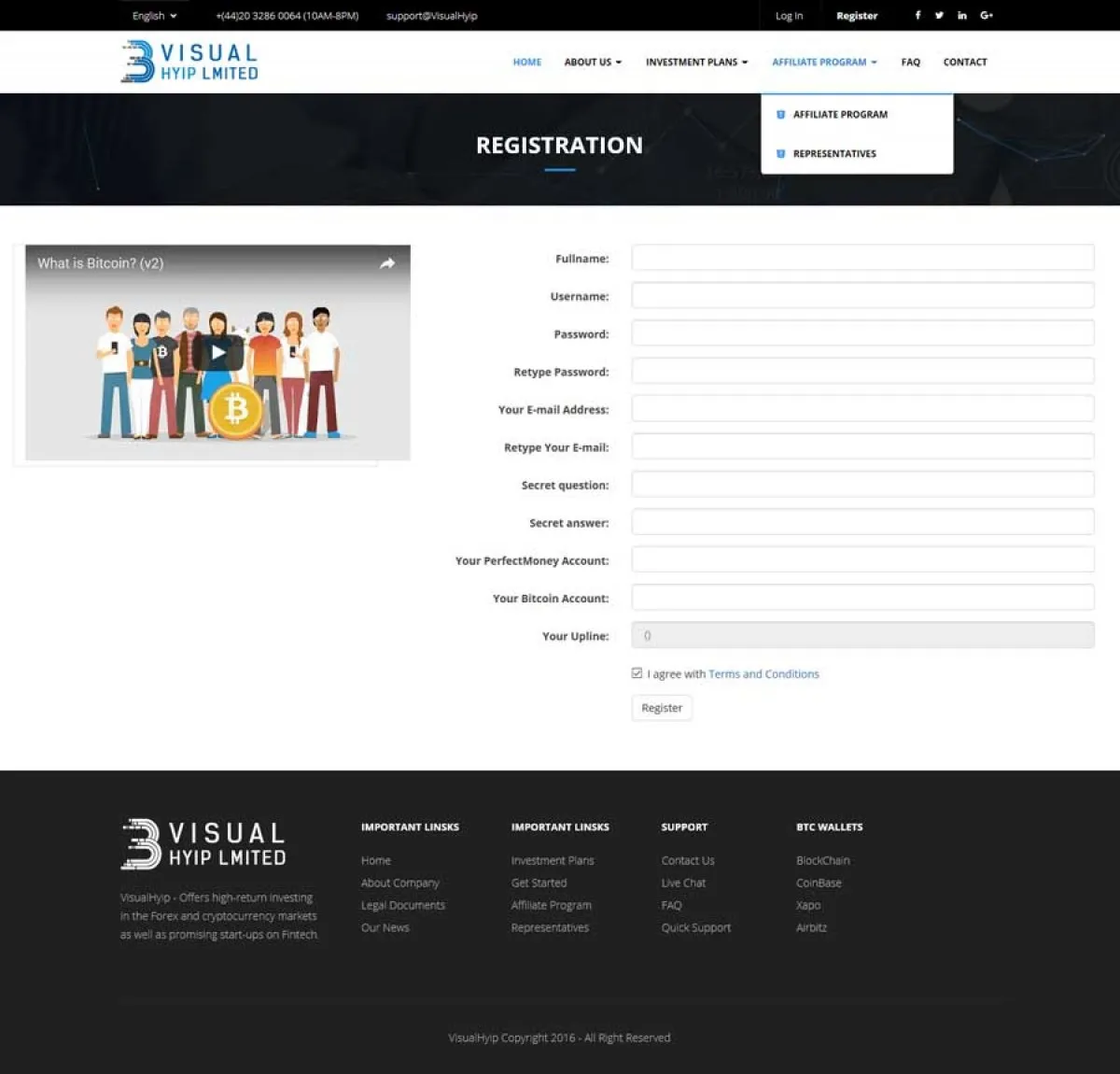 Investment Hyip Template ID - ZVPT1209 demo Page 2