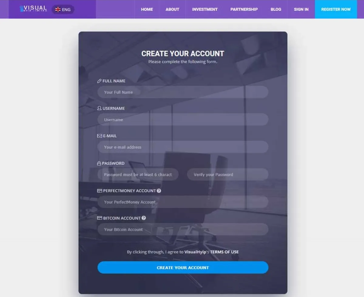 Investment Hyip Template ID - ZVPT1210 demo Page 2