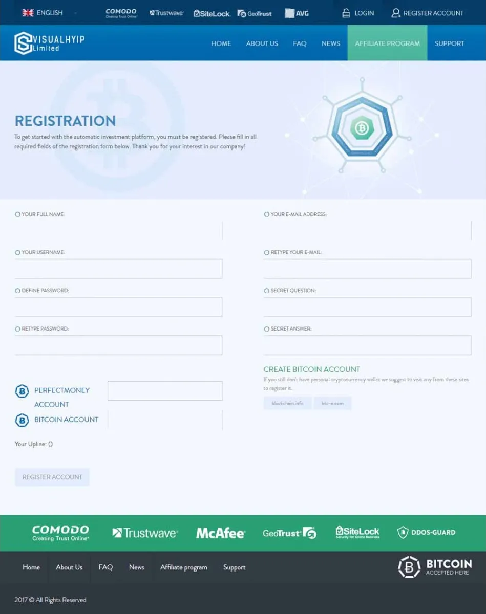 Investment Hyip Template ID - ZVPT1218 demo Page 2