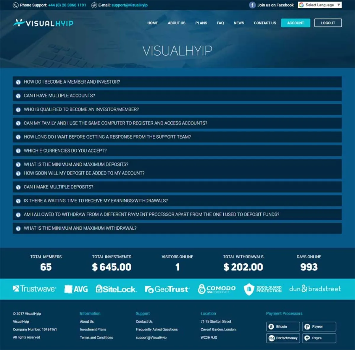 Investment Hyip Template ID - ZVPT1229 demo Page 4