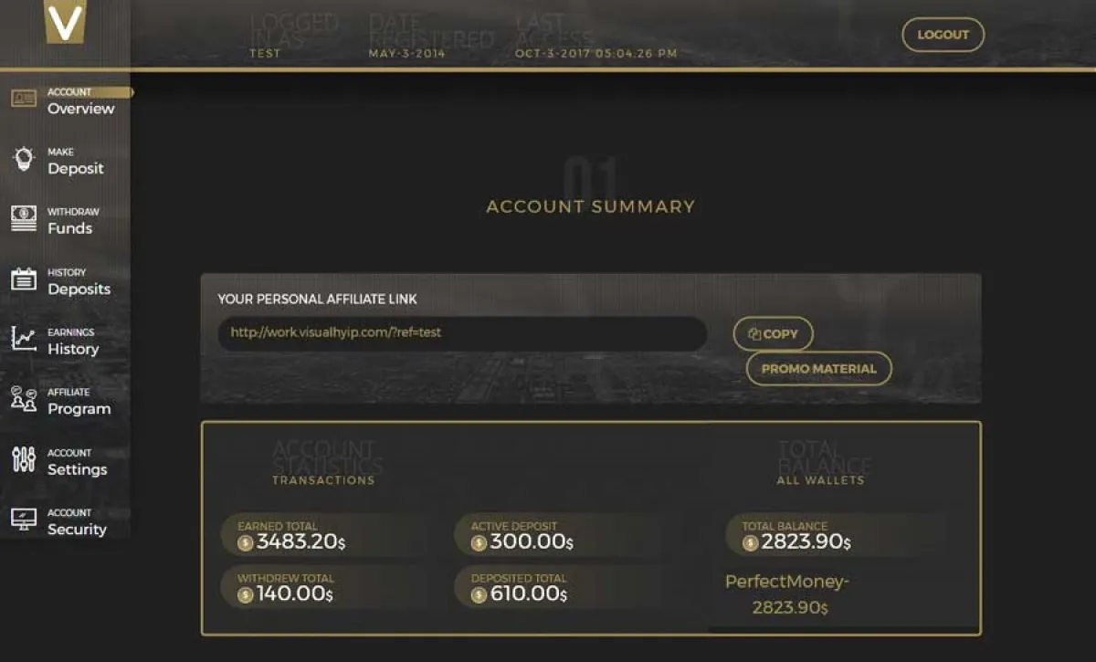 Investment Hyip Template ID - ZVPT1230 demo Page 2