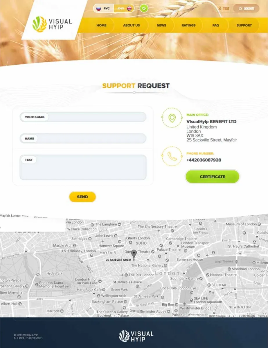 Investment Hyip Template ID - ZVPT1239 demo Page 4