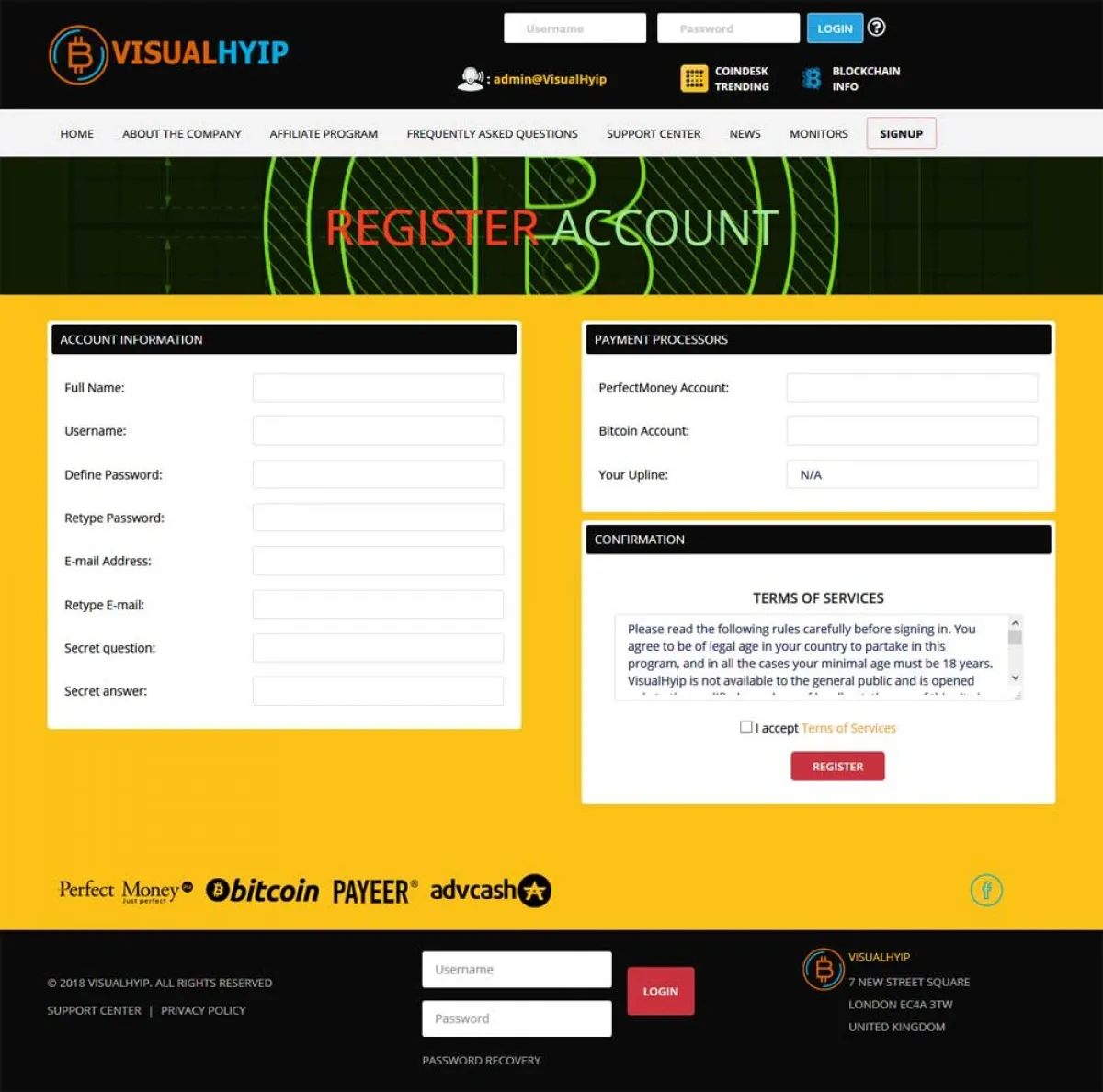 Investment Hyip Template ID - ZVPT1263 demo Page 2