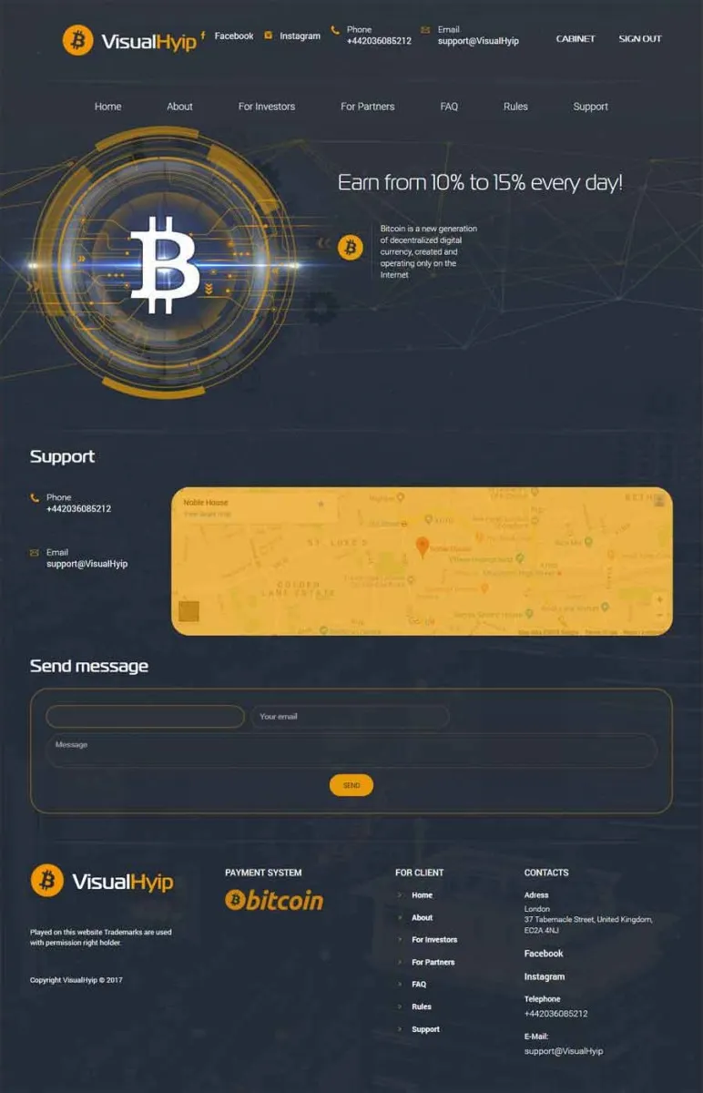 Investment Hyip Template ID - ZVPT1266 demo Page 4