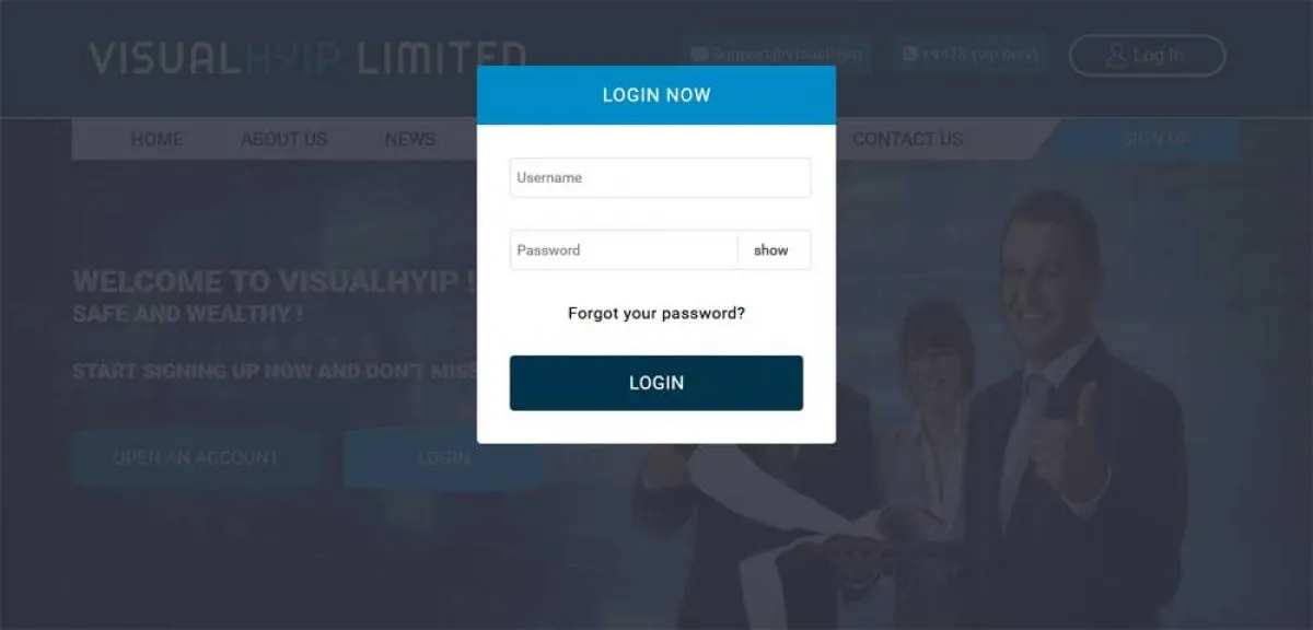 Investment Hyip Template ID - ZVPT1272 demo Page 2