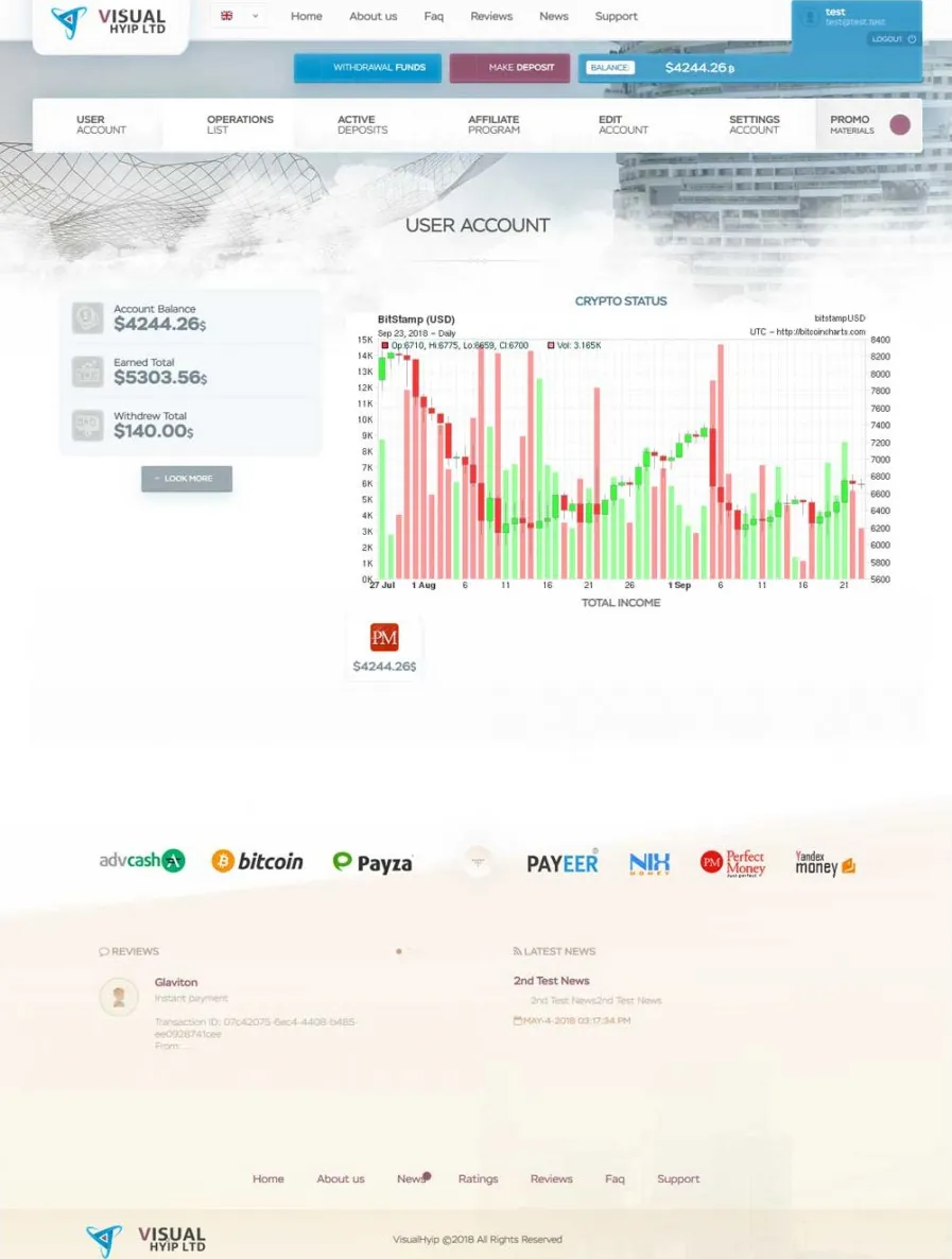 Investment Hyip Template ID - ZVPT1281 demo Page 3