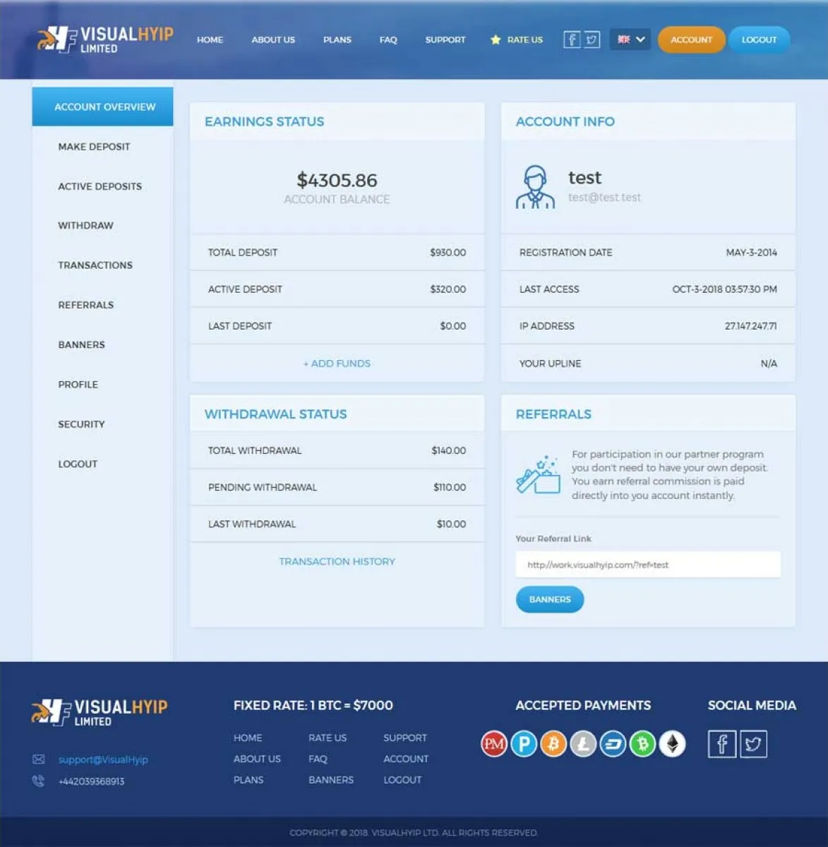Investment Hyip Template ID - ZVPT1282 demo Page 3