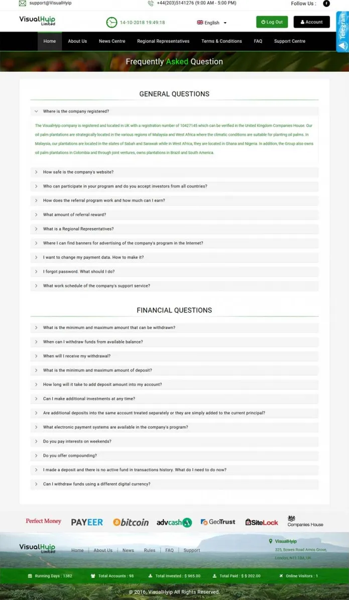 Investment Hyip Template ID - ZVPT1284 demo Page 4
