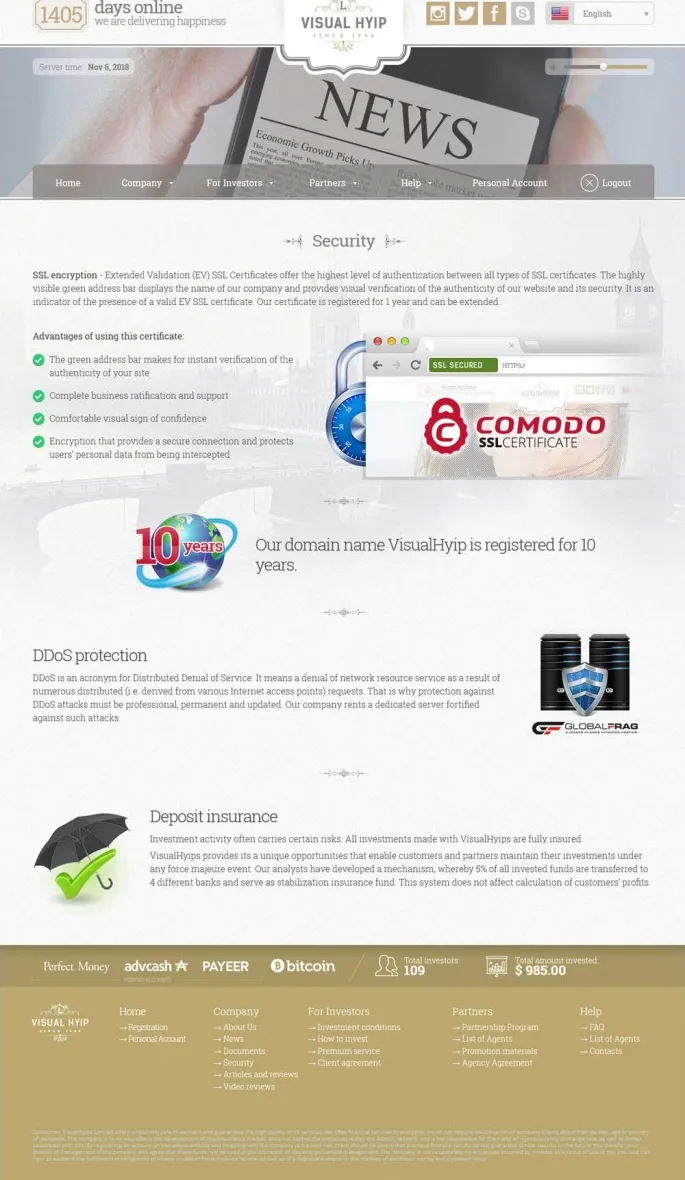 Investment Hyip Template ID - ZVPT1286 demo Page 4