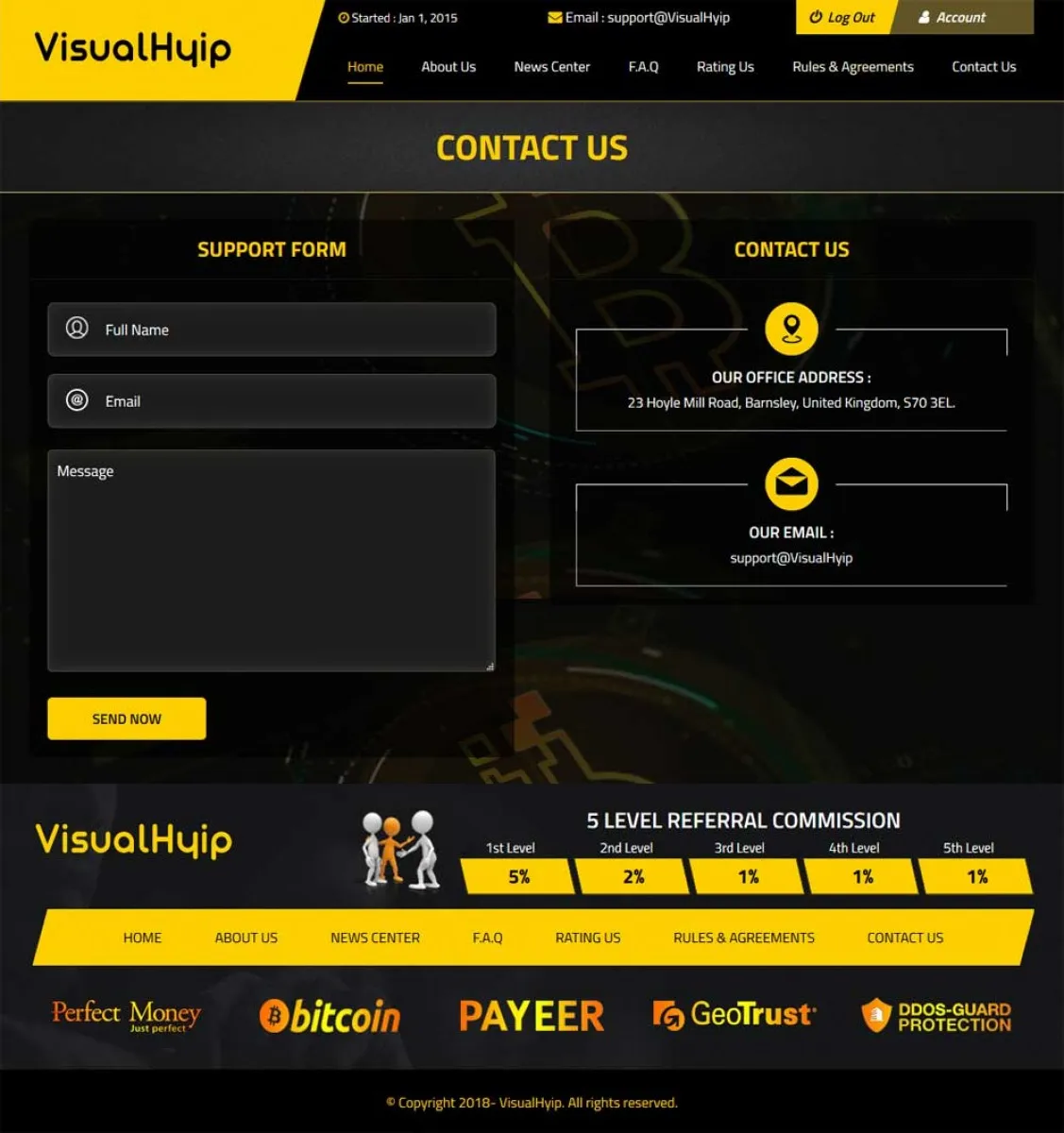 Investment Hyip Template ID - ZVPT1288 demo Page 4